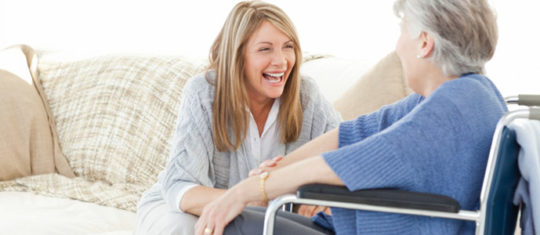 personne âgée à domicile